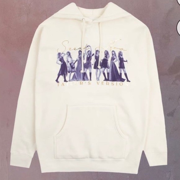 Speak Now Taylor’s version Beige Hoodie Eras - Picture 3 of 4